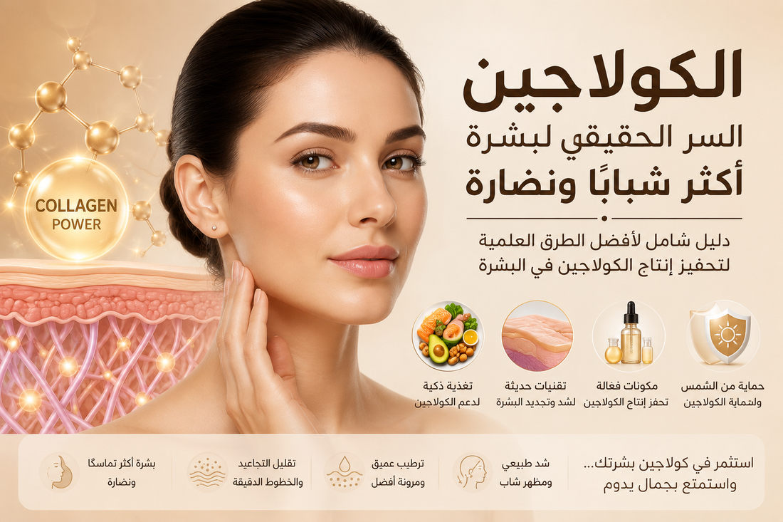 الكولاجين: السر الحقيقي لبشرة أكثر شبابًا ونضارة