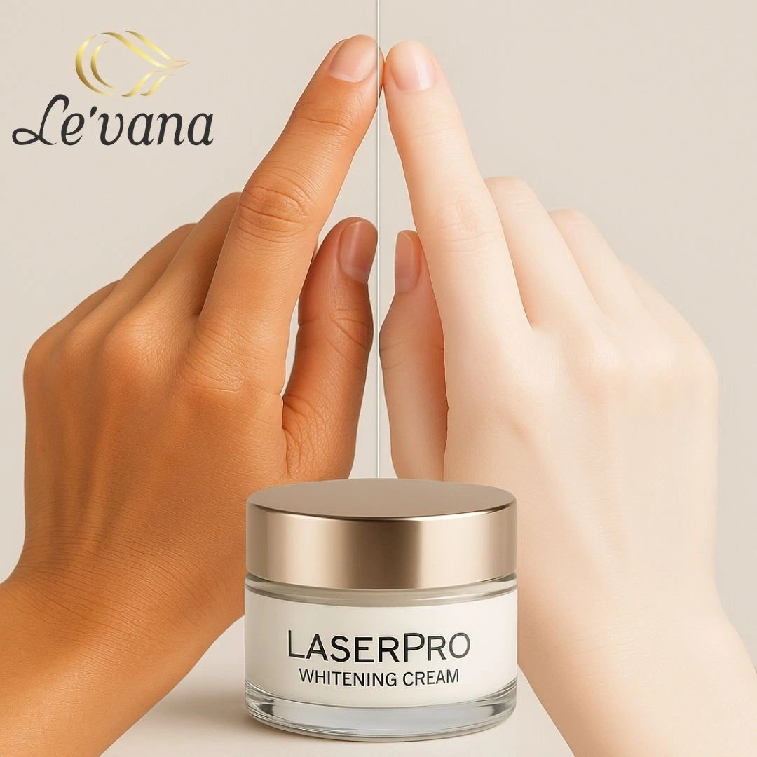 كريم التفتيح ليزربرو بحبيبات اللؤلؤ – توحيد لون البشرة والجسم والمناطق الحساسة