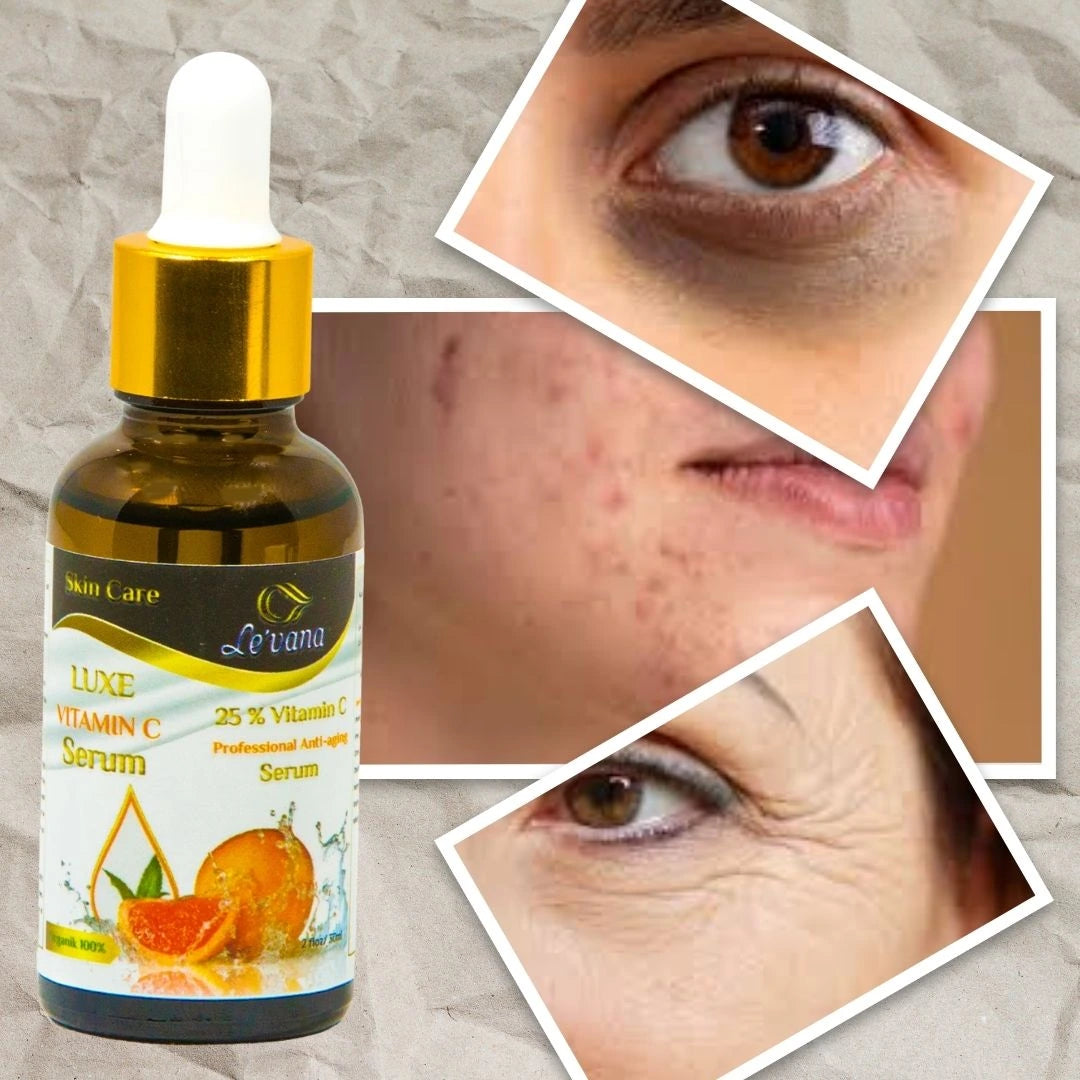 سيروم فيتامين سي لوفانا لوكس لتفتيح البشرة وتوحيد اللون